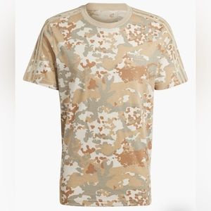 ADIDAS Camouflage Cotton Graphic T-Shirt